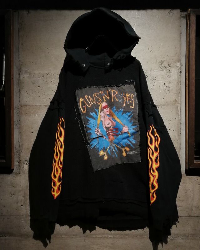 【Caka】1992 Guns N’ Roses × Dream Reapers Reversible Remake Hoodie