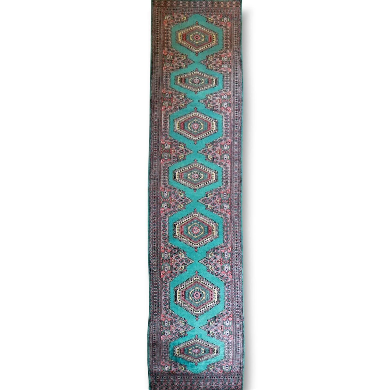 ペルシャ絨毯 カシュクリギャッベ リズバフトギャベ 117×43cm ランナー