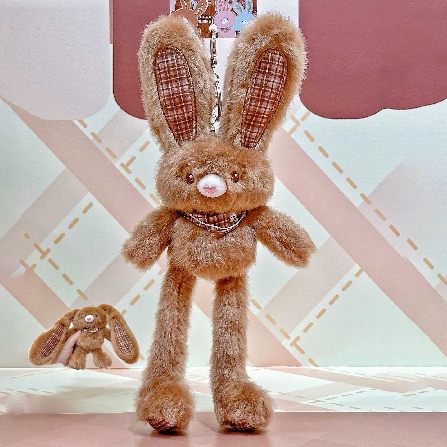 007】超可愛い！カヌレの引き出す子うさぎストラップ | serashop