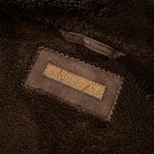 Crocodile クロコダイル 裏フリース ムートン風 ジャケット コート サイズ M /メンズ/ダークブラウン