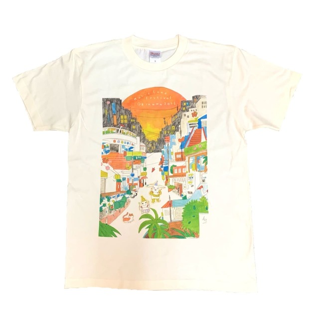 Music Lane Festival Okinawa 2021 Tシャツ「ツチヤヒトミ」デザイン