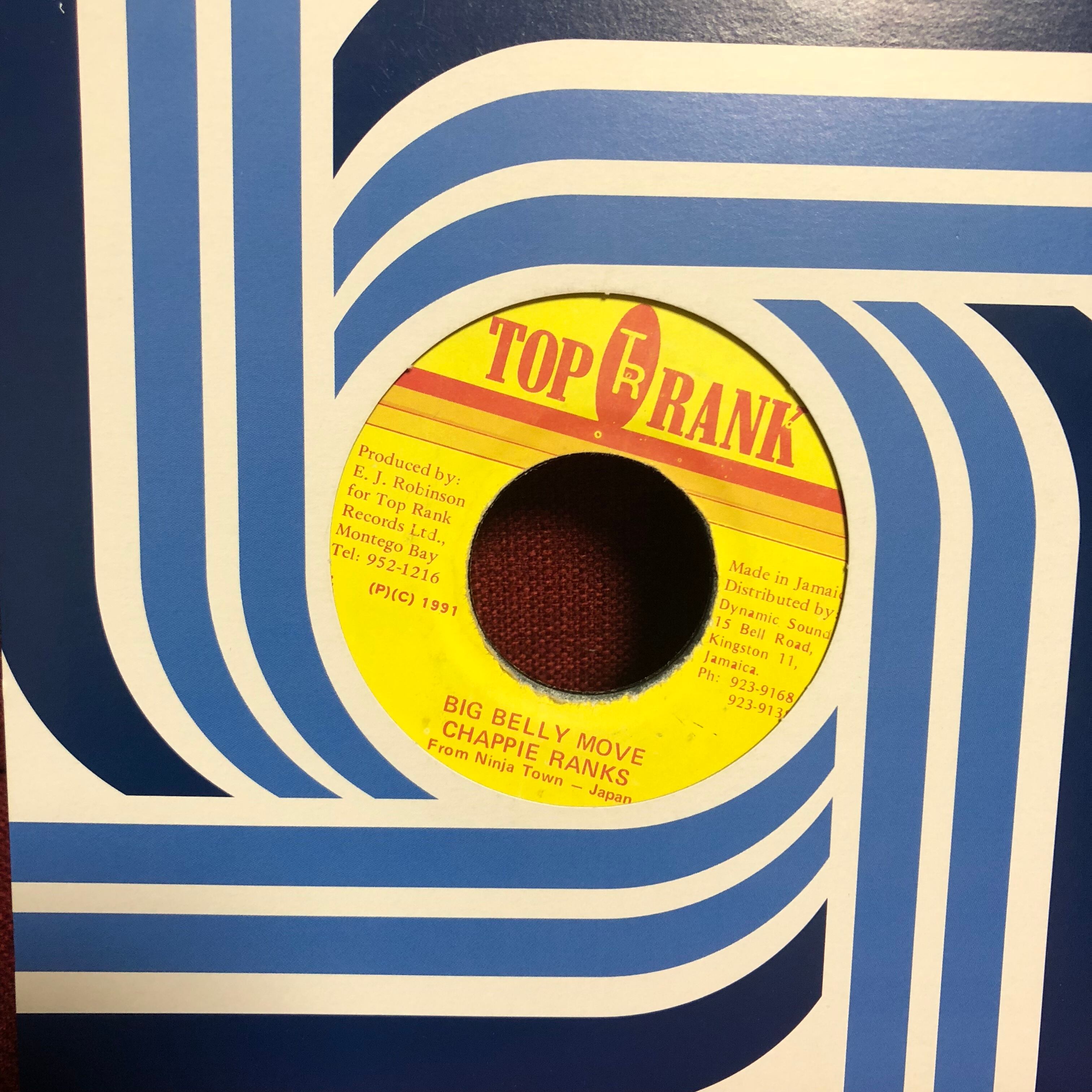 BIG BELLY MOVE / CHAPPIE RANKS 7inch | 噂のレゲエ倉庫