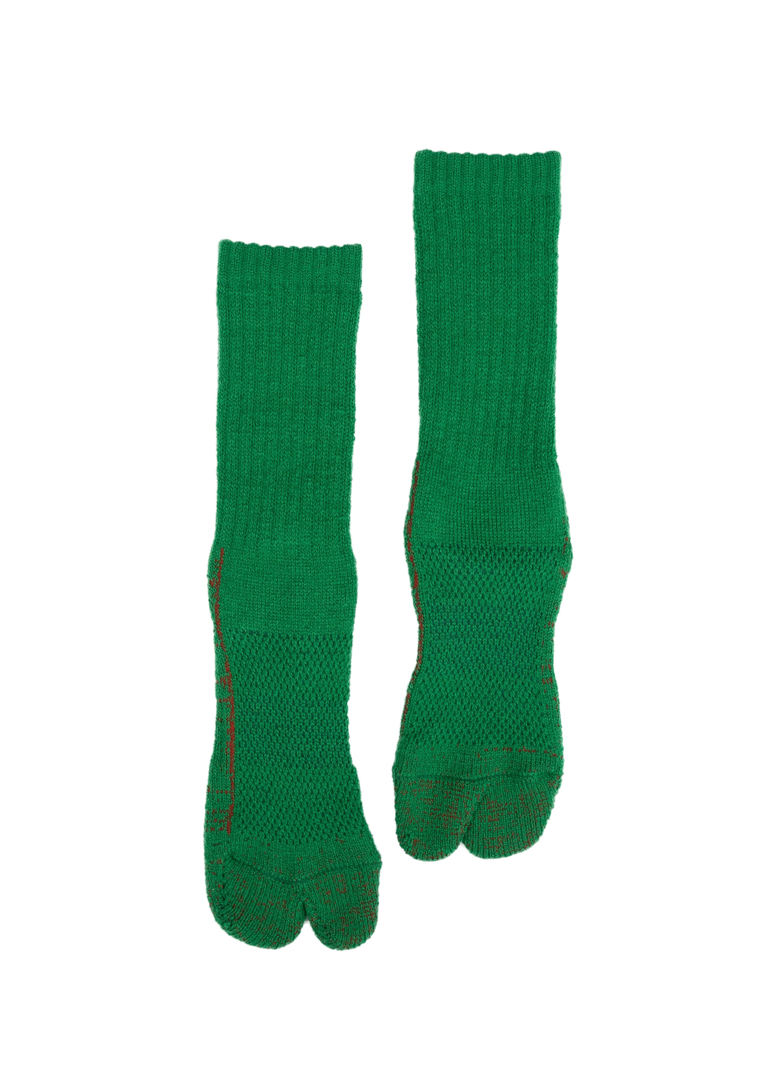 84N Wool Long  Socks (Green)