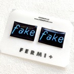 "fake"　ネオンシリーズのアート ピアス/イヤリング