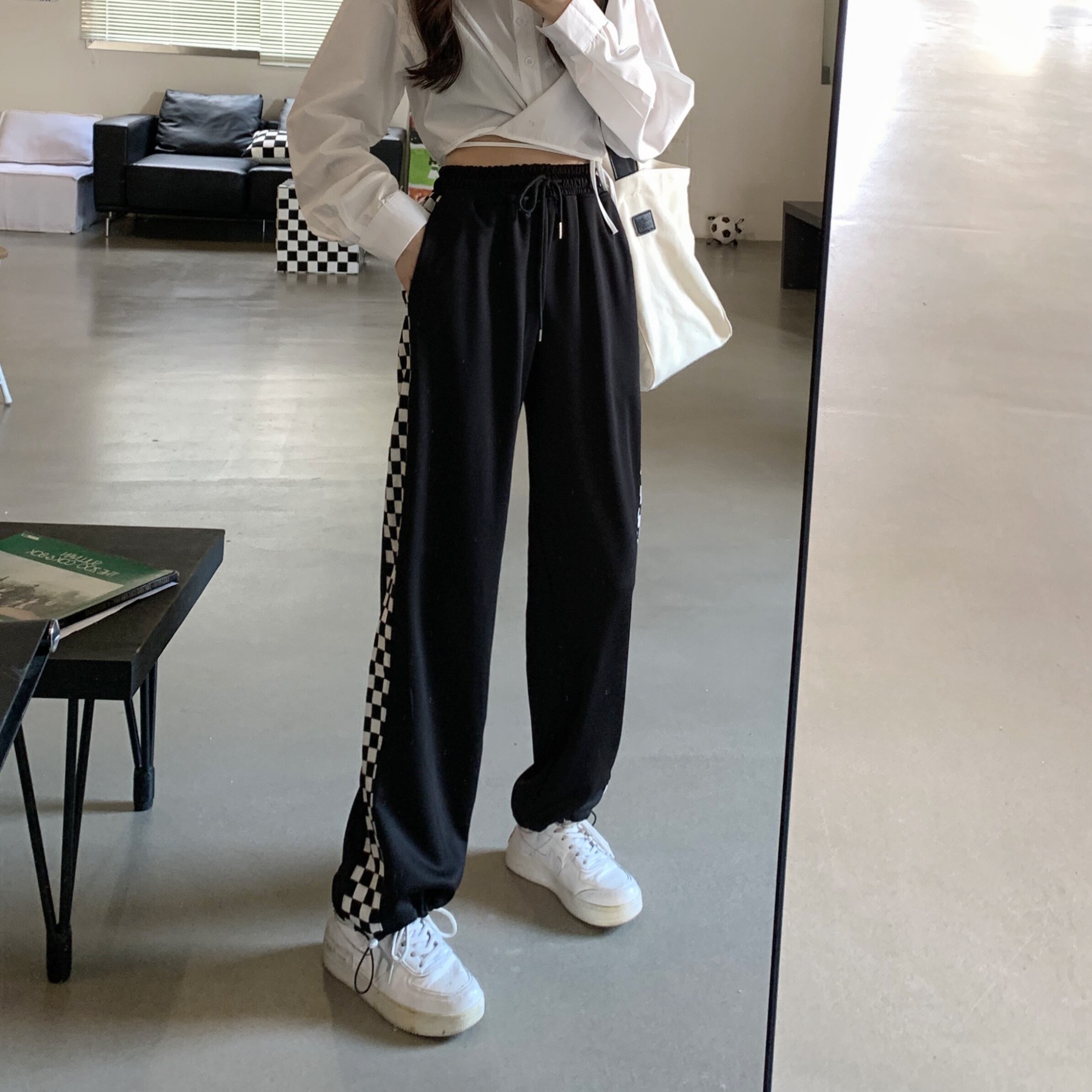 カジュアルパンツ オータムストレッチウェストルーズ薄手 エラスティック 伸縮 秋物 クレセントシティ35383712509