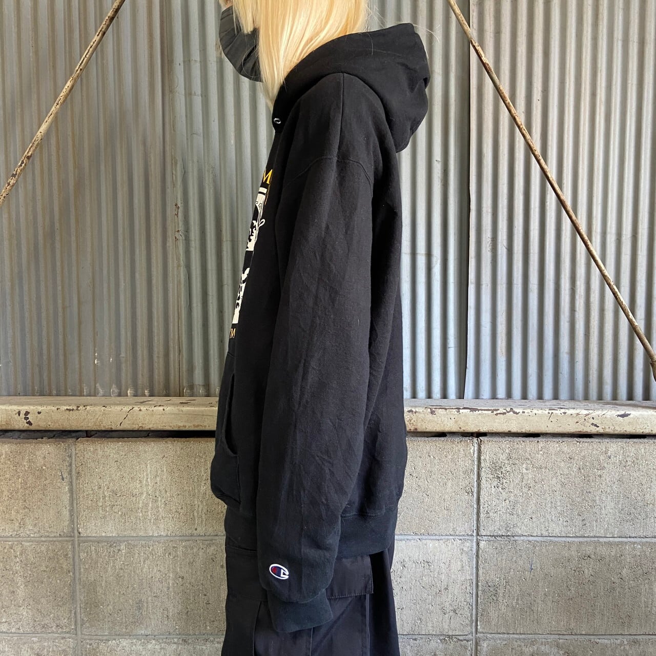 Champion チャンピオン フロントロゴ プリント スウェット