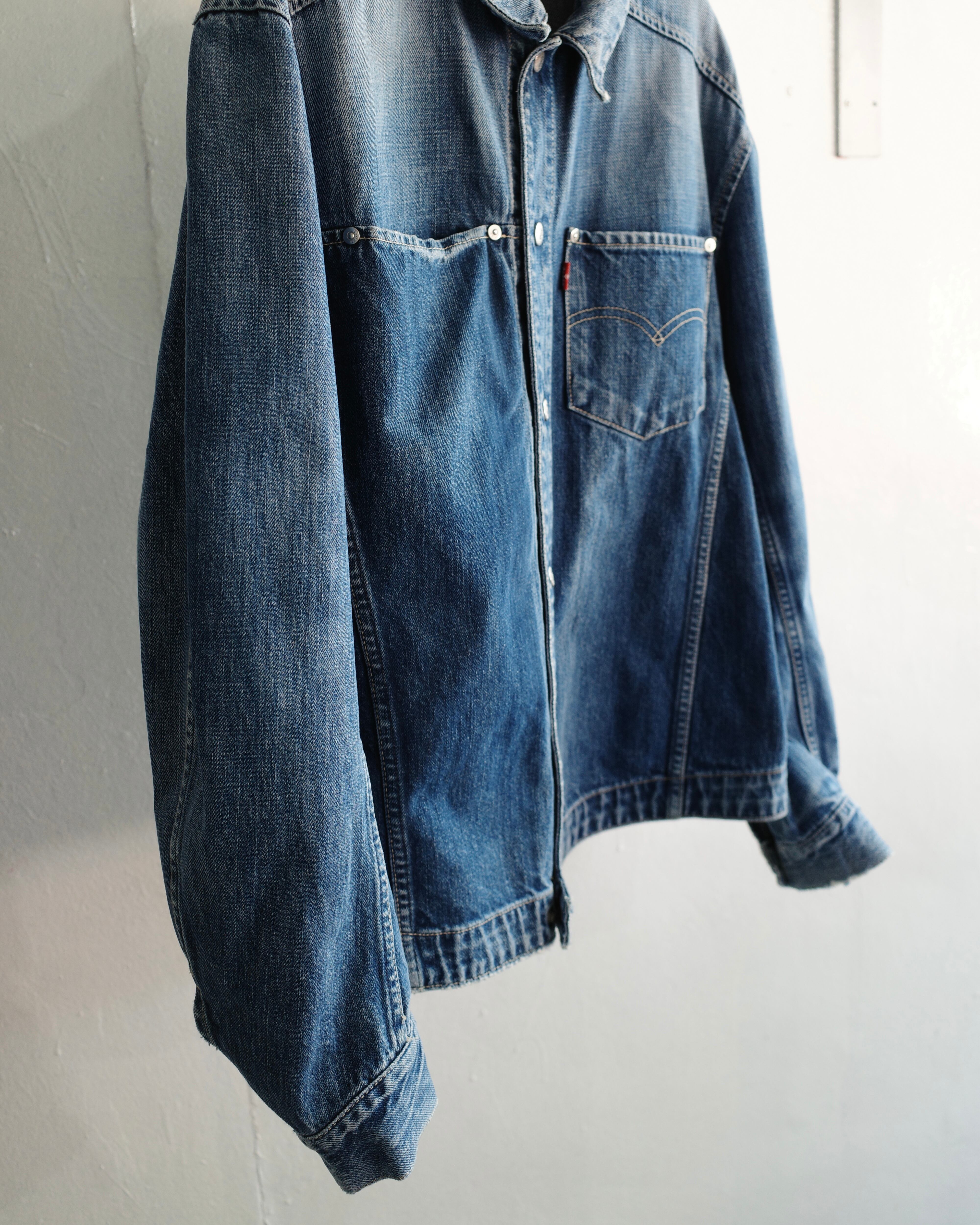 Levi's Engineered Jeans Mid Blue Wash Denim Jacket | coug（カーグ