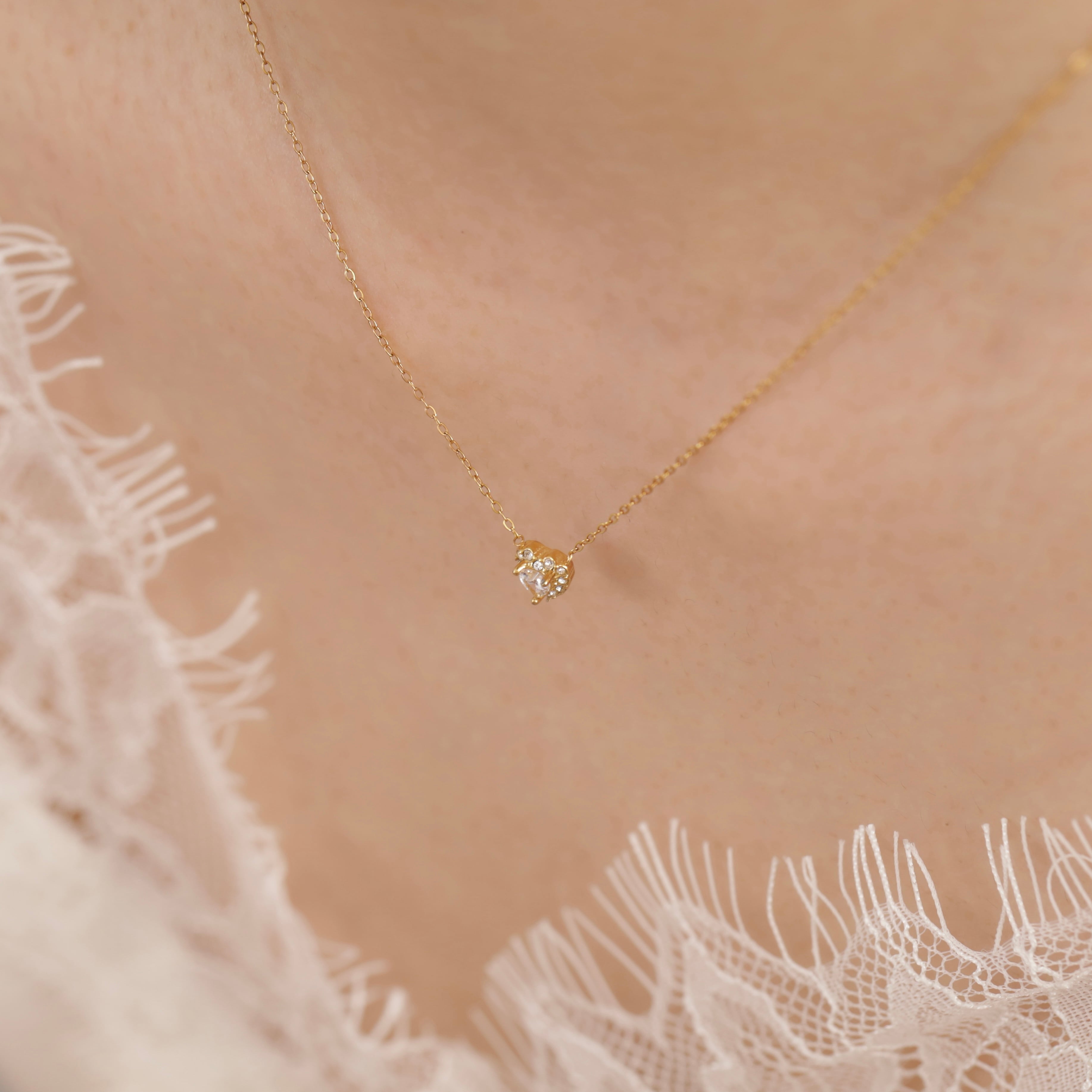 316L précieuse heart necklace | apire
