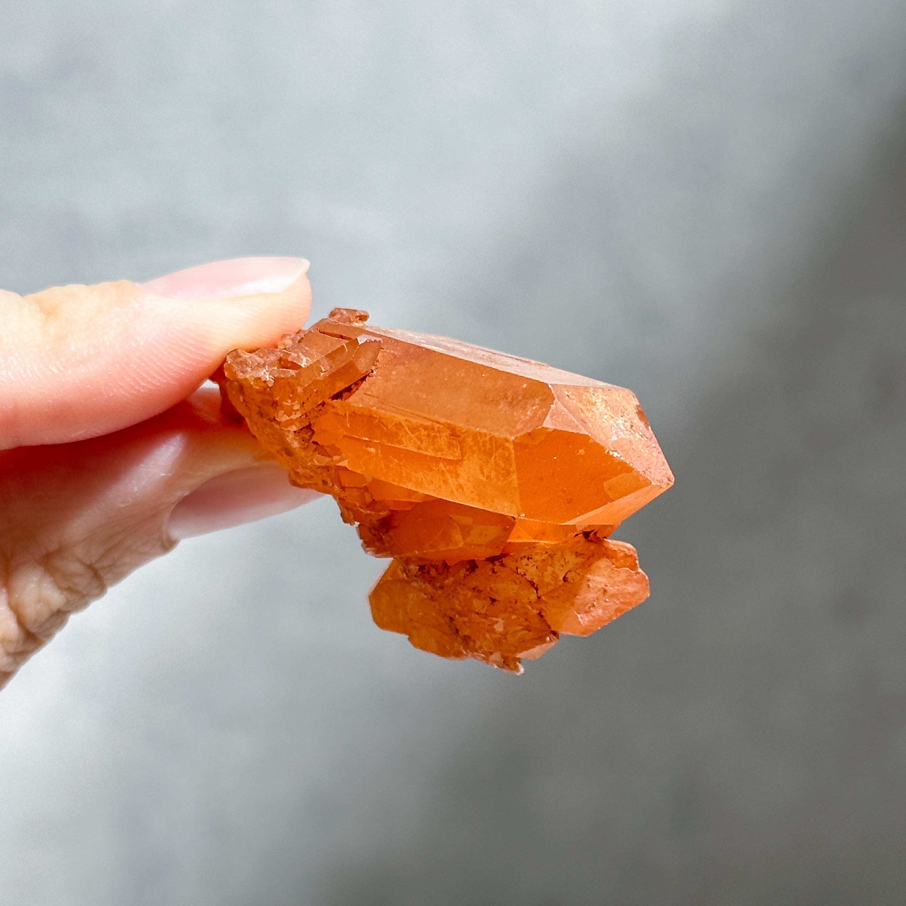 タンジェリンクォーツ クラスター52◇ Tangerine Quartz ◇ 天然石
