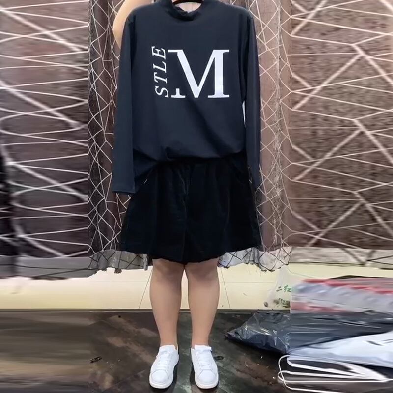 Tシャツ オータム ロング 大きめサイズ 秋物 ミックスインファッション40026857526