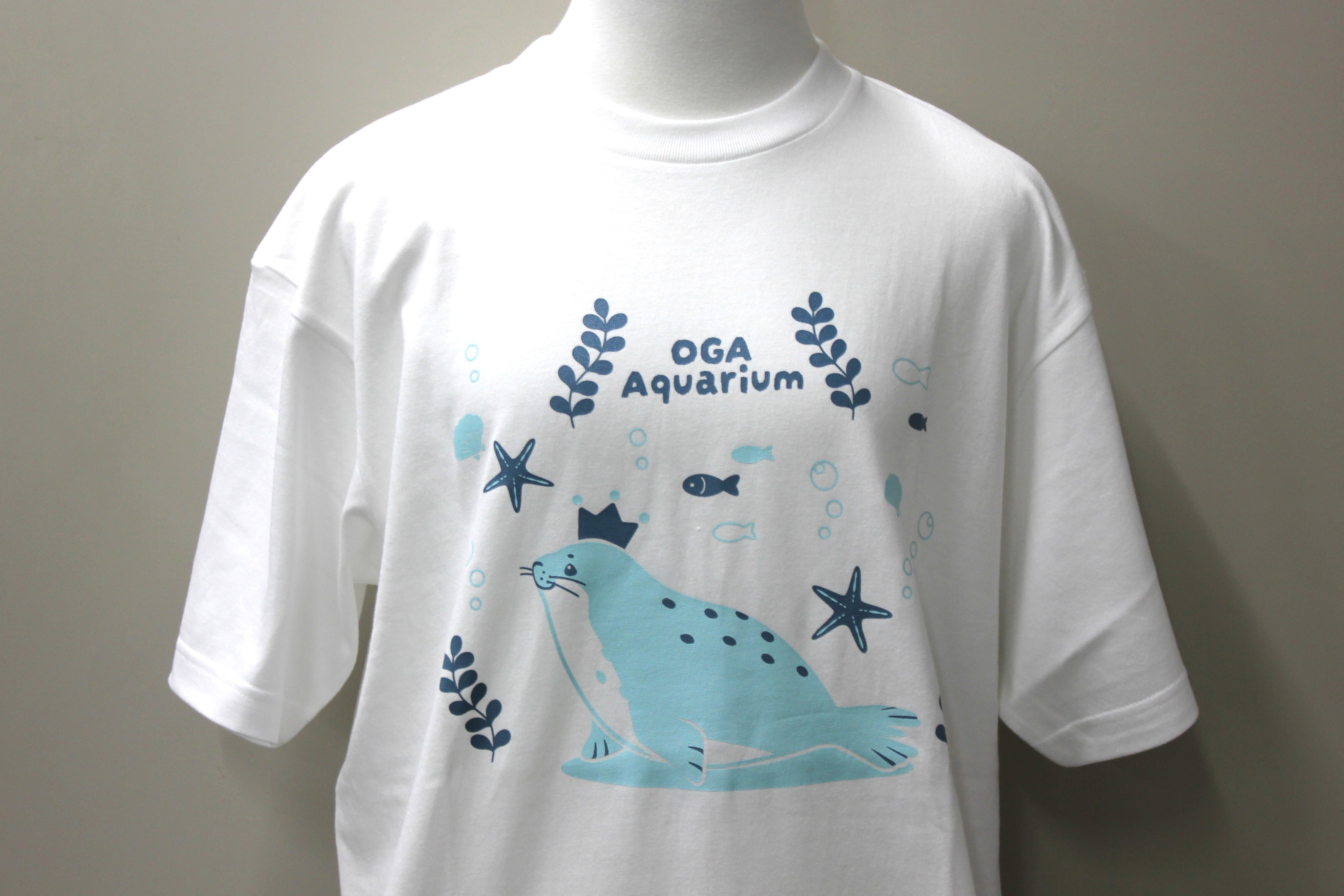 アザラシTシャツ 全身 | 男鹿水族館GAO Online Shop