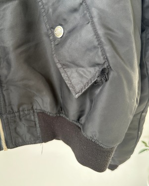 -Harley Davidson- Vintage 00s M MA-1 Jacket