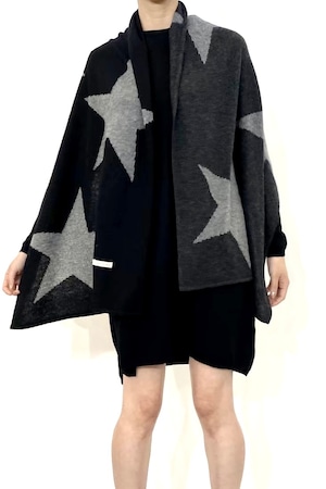 3 Color Star Scarf