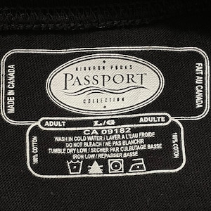 【PASSPORT】カナダ製 ナイアガラの滝 プリント Tシャツ NIAGARA FALLS メイプル L US古着