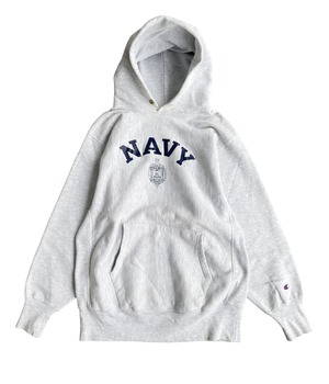 Vintage 90s XL Champion Reverse hoodie -US NAVY-