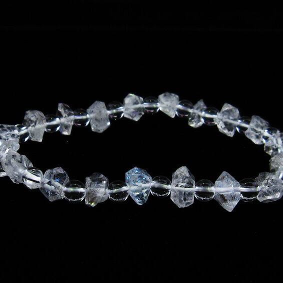 オイルインクォーツ ブレスレット 石油入り水晶 ブレス 一点物 [M便 1/10] 111-33563