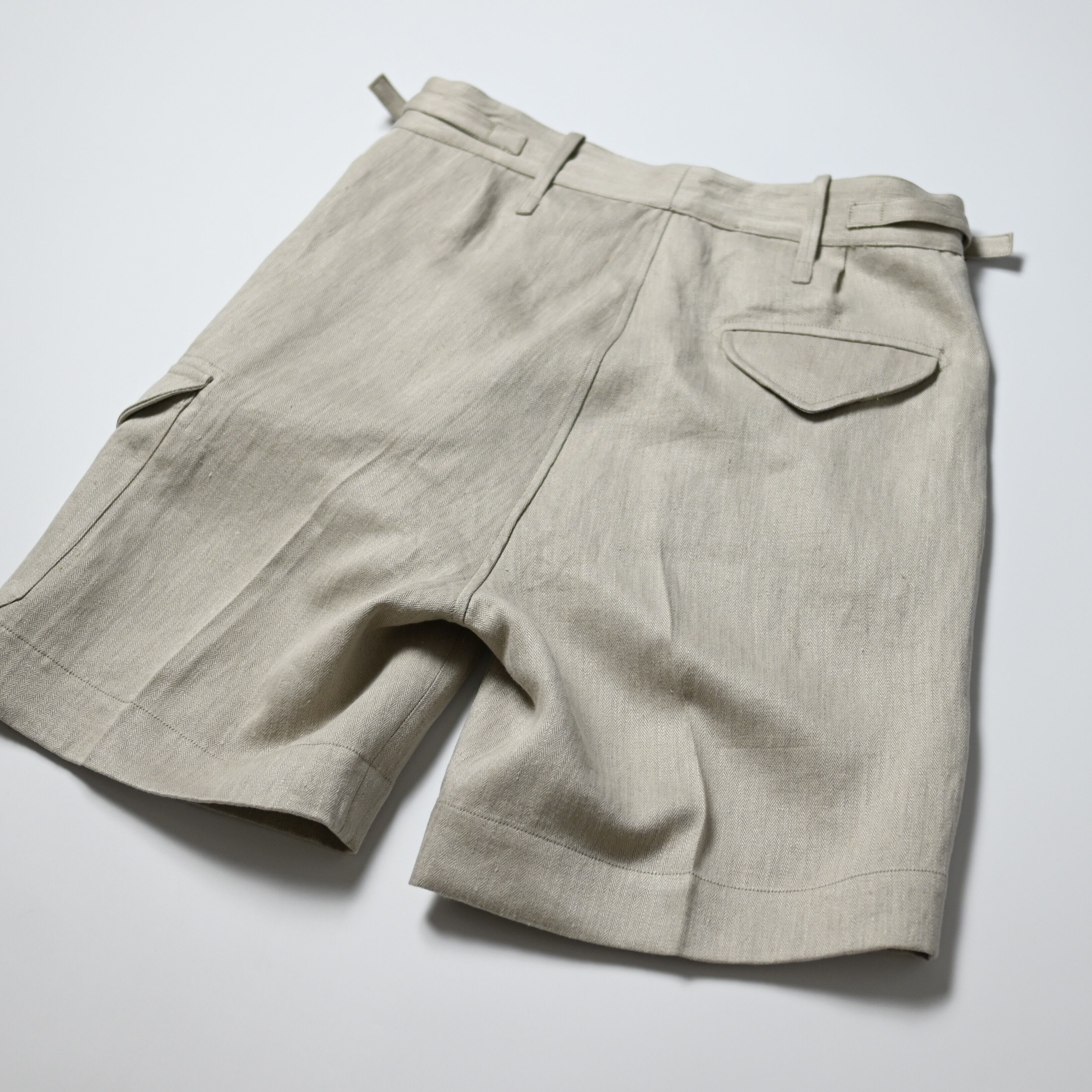 OLD JOE / SIDE BUCKLE GRUKHA SHORTS | GANKO