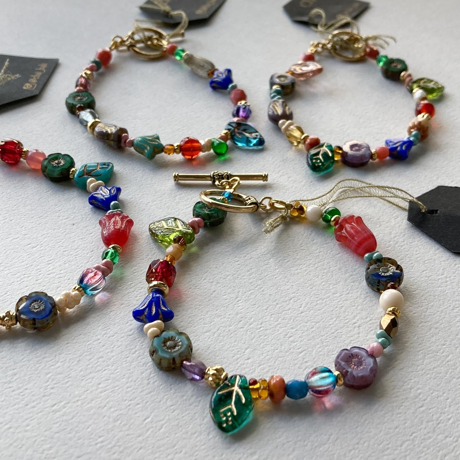 再入荷〉Chii チェコビーズミックスブレスレット | Dua-アクセサリー