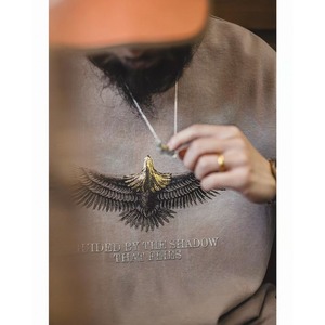 Shadow flies eagle print tee 1502