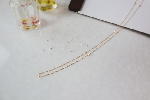 Diamond Cut Long Necklace