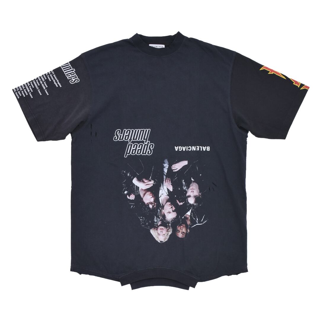 BALENCIAGA】Speed Hunter Upside Down T-Shirt（BLACK） | AYIN