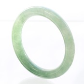 【内径 約54.2mm】ハイクラスバングル princess/clear A貨翡翠 jd_bg1296