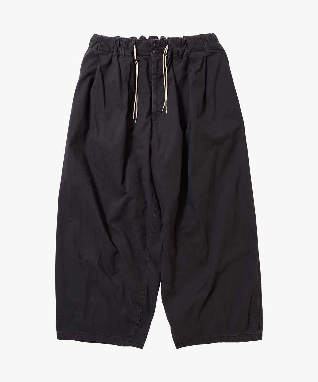【Sillage】circular pants super duck - faded black
