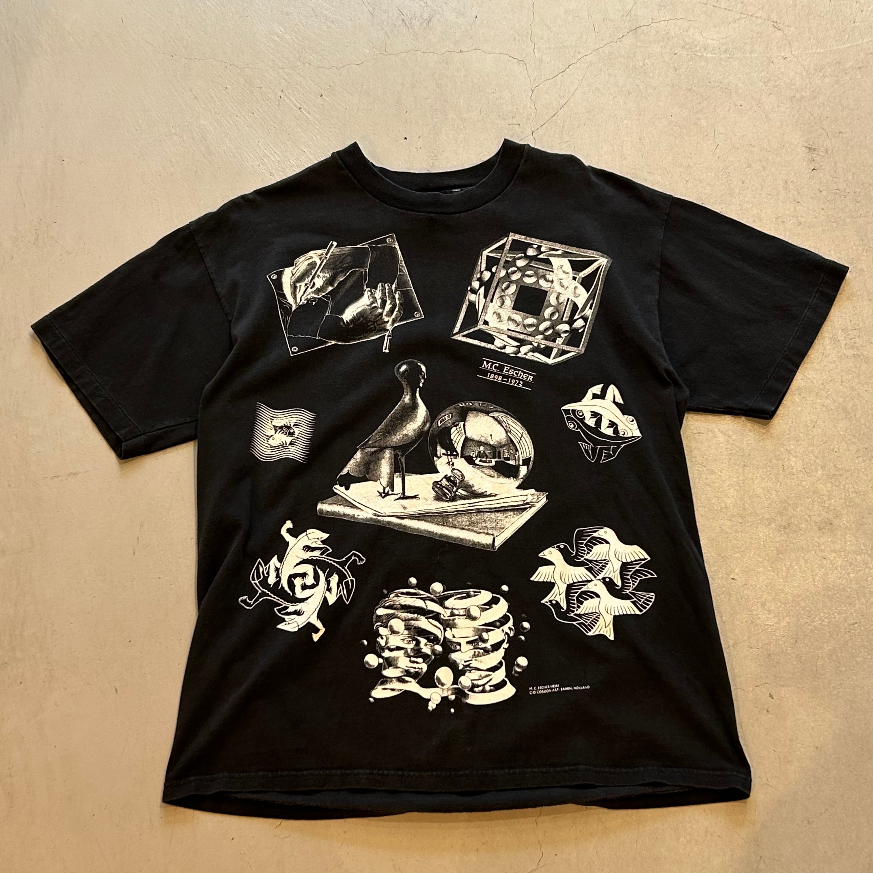 90s M.C. ESCHER multi print art t-shirt【高円寺店】 | What