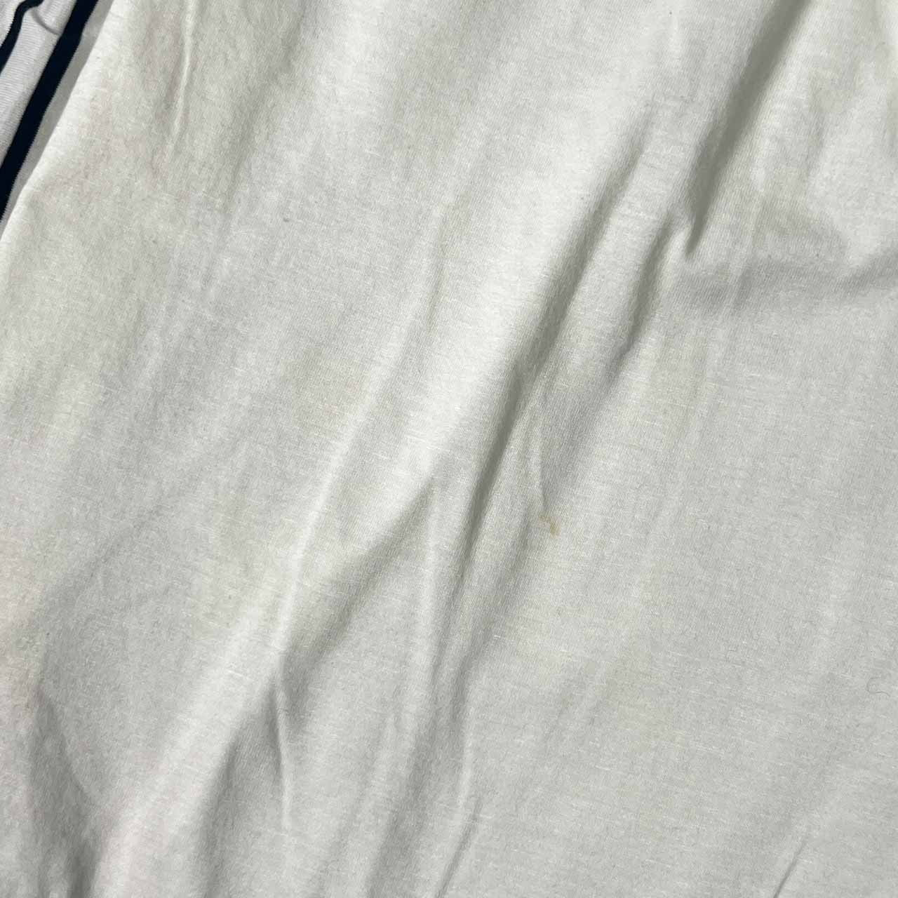 MACKINTOSH PHILOSOPHY マッキントッシュフィロソフィー ボーダー ストライプ ギャザー 半袖 Tシャツ カットソー 38/ホワイト×ブラック/レディース/三陽商会