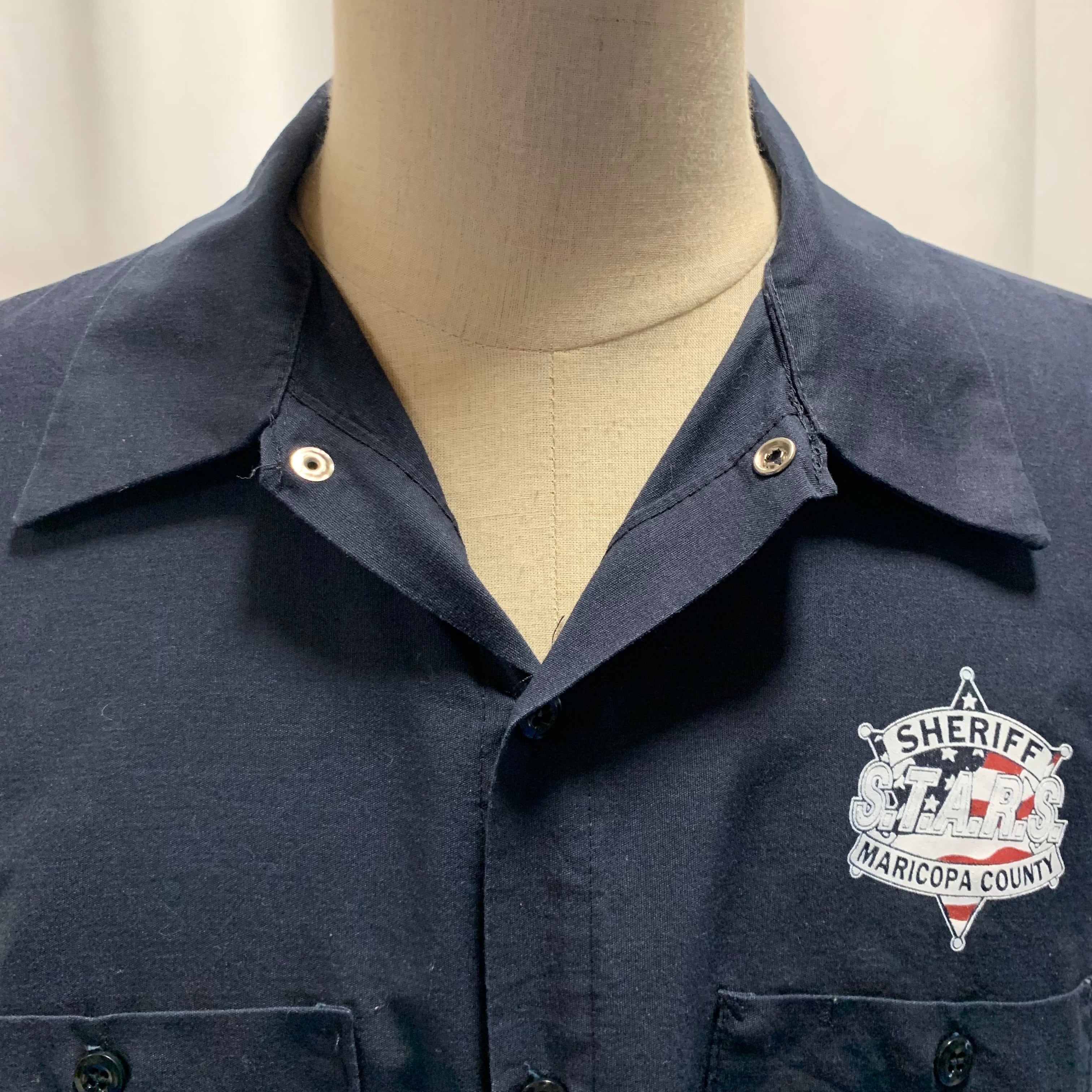 7548 RED KAP ワークシャツ オープンカラーシャツ 輸入古着 XXL | San