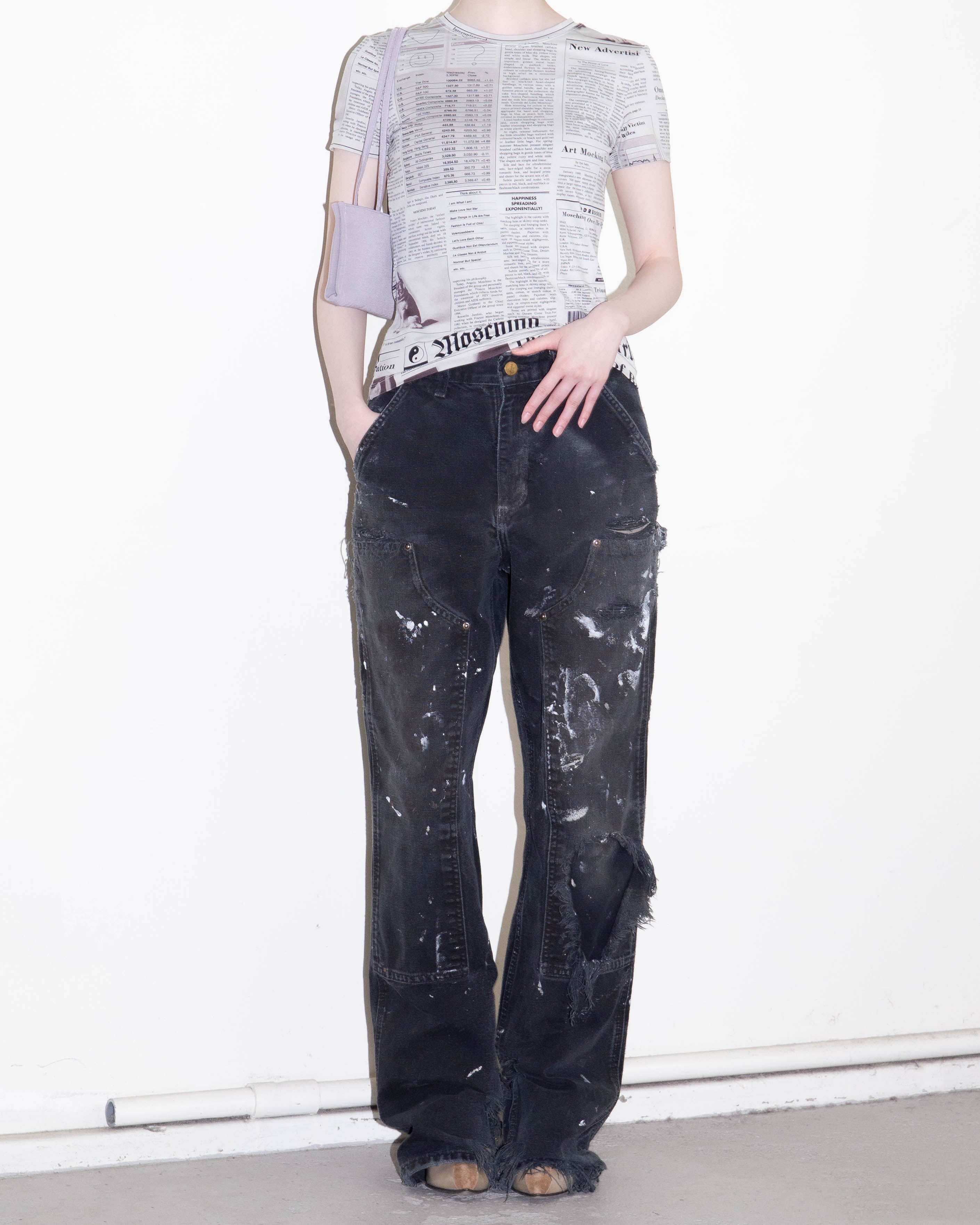 2000s Carhartt - good damaged double knee duck painter pants
