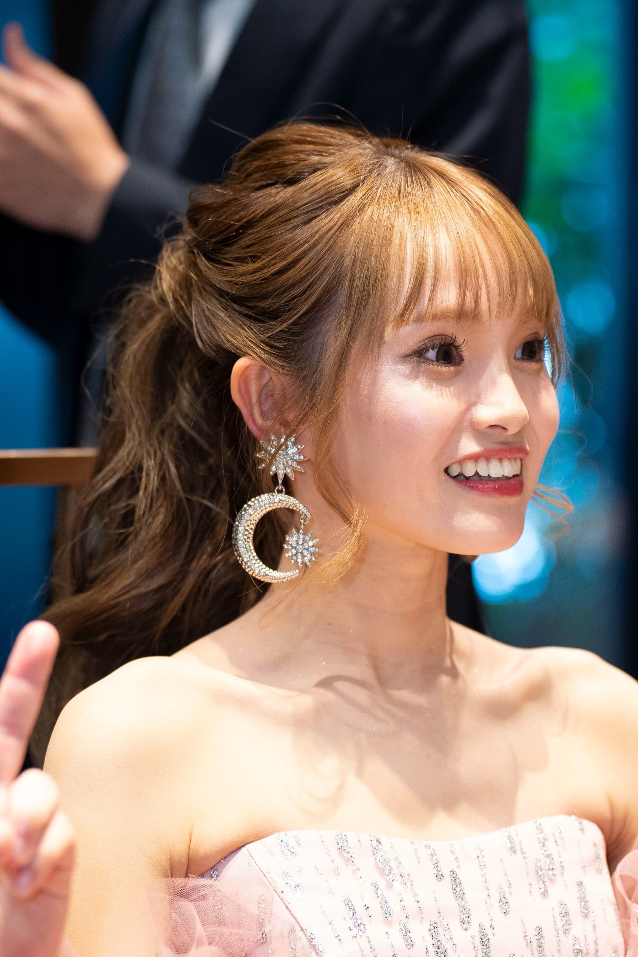 ピアス イヤリング | ジルコニア | 星&月モチーフ | シルバー | (BC