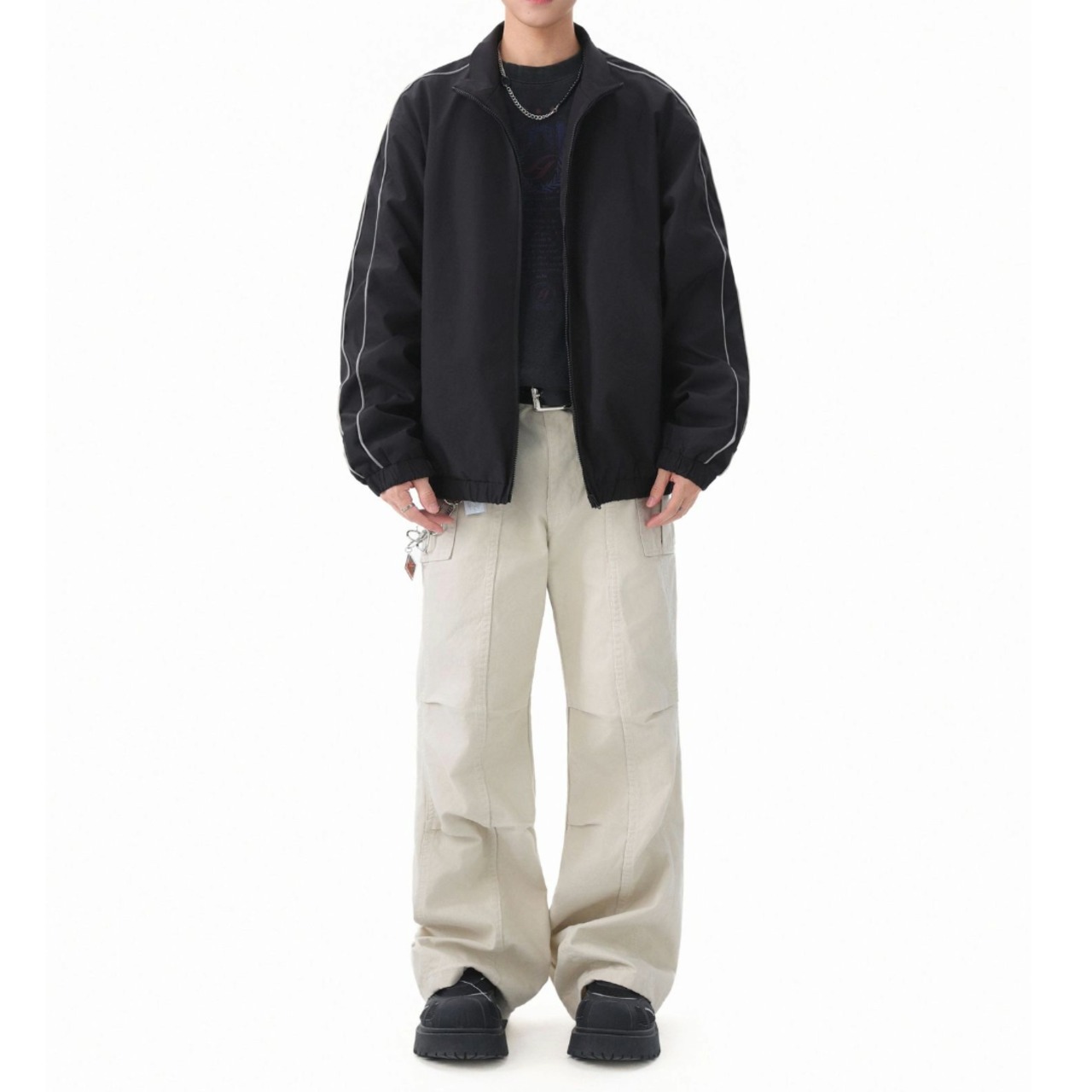 Piping Zip Jacket / M–2XL　TB2636・画像4