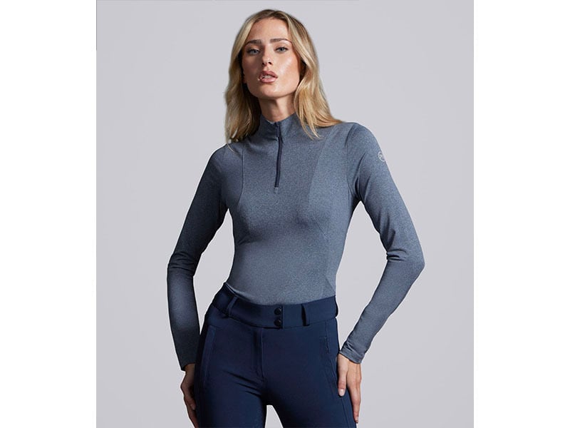 PE Leora Womens Long Sleeve Base Layer Blue (レディースベースレイヤー)