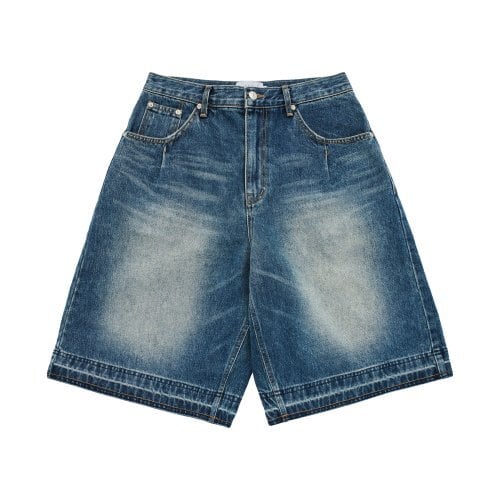 ☆SEVENTEEN ジョンハン 着用！！【ADLV】BRUSH WASHING BERMUDA DENIM