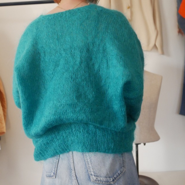 Turquoise sukahi knit