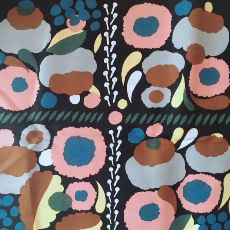 売りクリアランス 【廃盤】marimekko kattila マリメッコ リネン生地