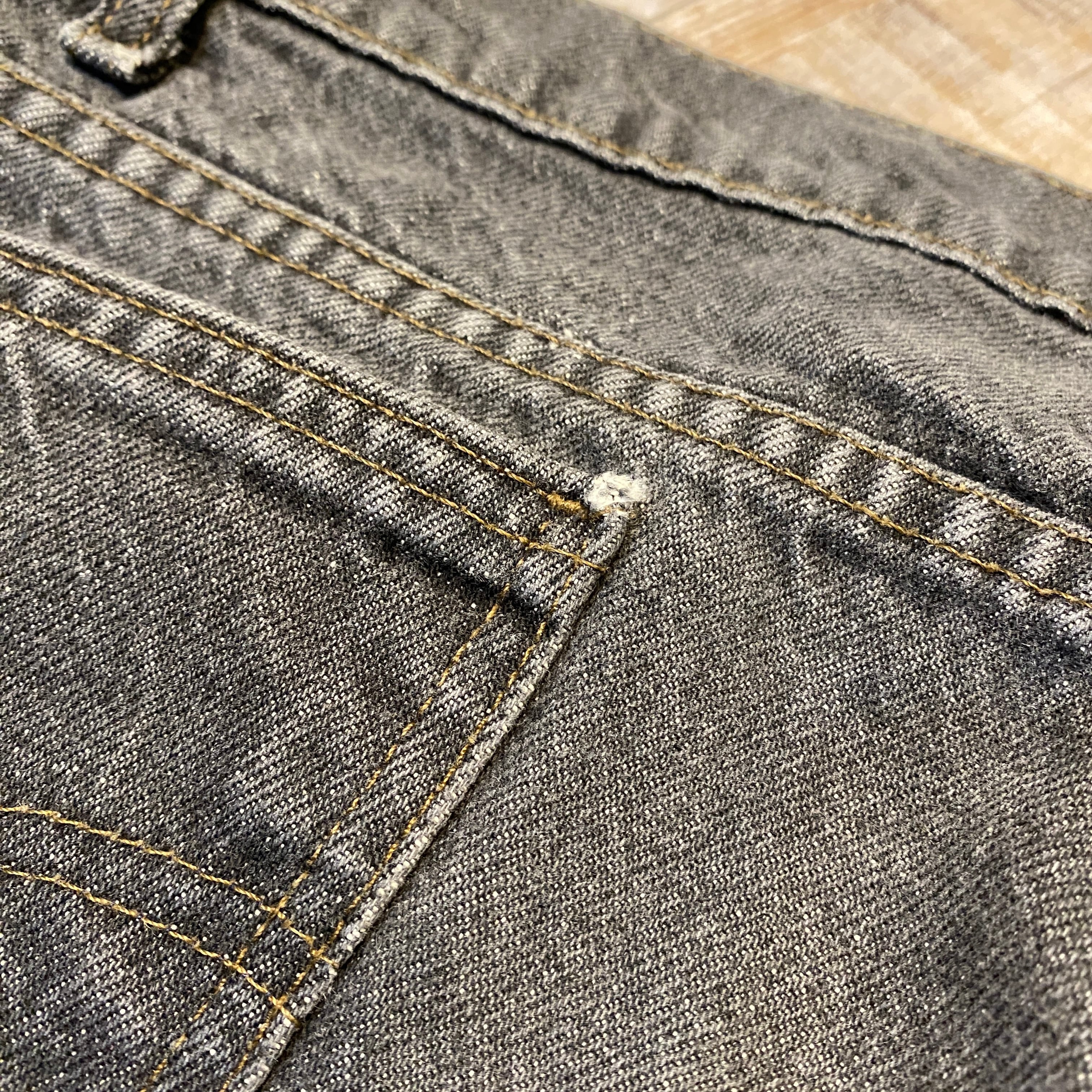 雰囲気 ペンキ加工 90年代 リーバイス Levi's 505 REGULAR FIT STRAIGHT LEG ブラックジーンズ テーパードデニムパンツ USA製 レディースL(w28) ヴィンテージ /taa000417