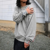 KUON / GANKO別注 Sashiko Sweatshirt style2