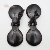 フラメンコ 小物 CASTANUELAS DEL SUR パリージョ フィブラ ベテアダ 楽器 小物 ペア 両手 模様 黒 赤 緑 白 ケース ケース付き 練習 レッスン ステージ イベント 艶 光沢 パフォーマンス 柄 模様 おしゃれ グリーン系 ホワイト系