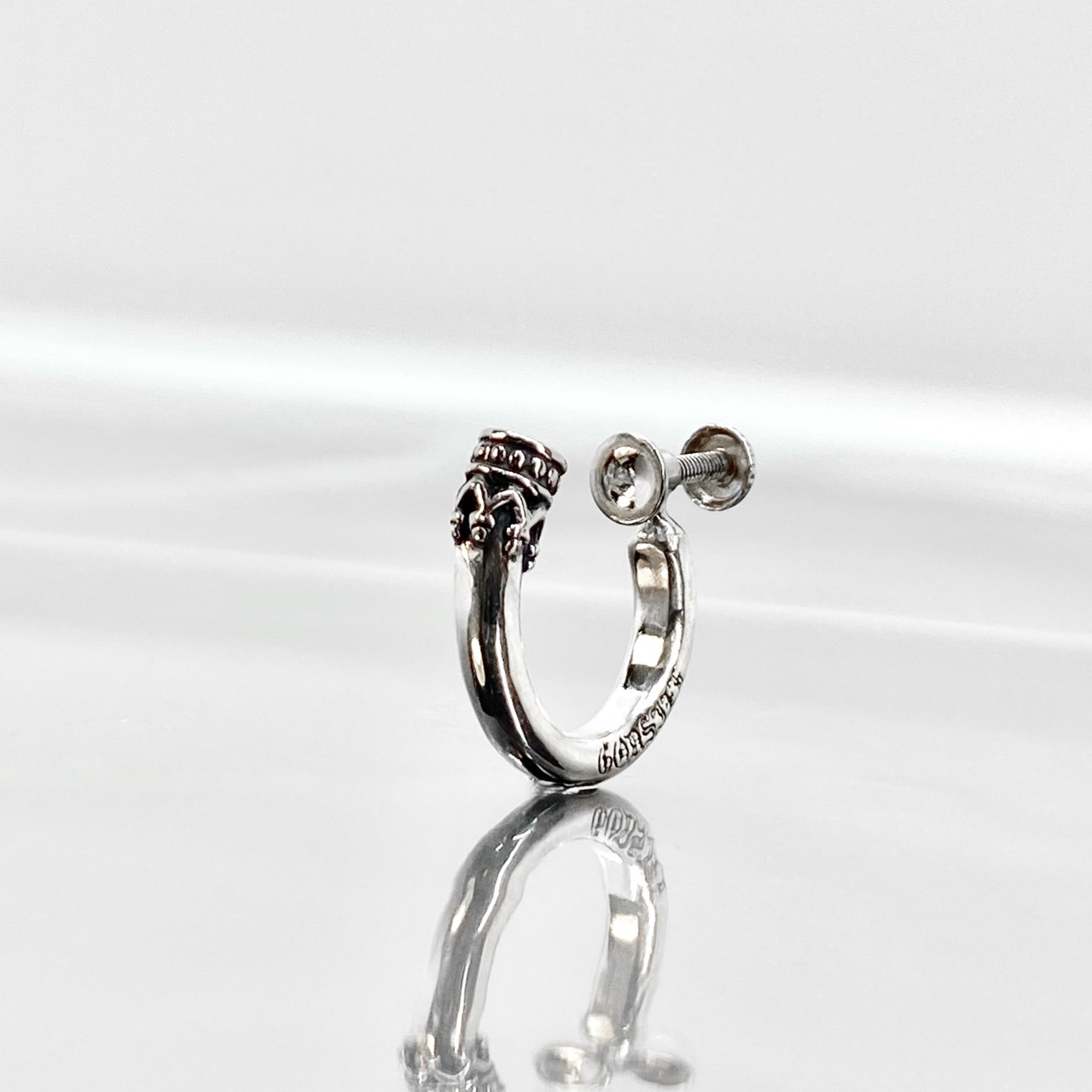 CROWN HOOP EARRING / クラウンフープイヤリング