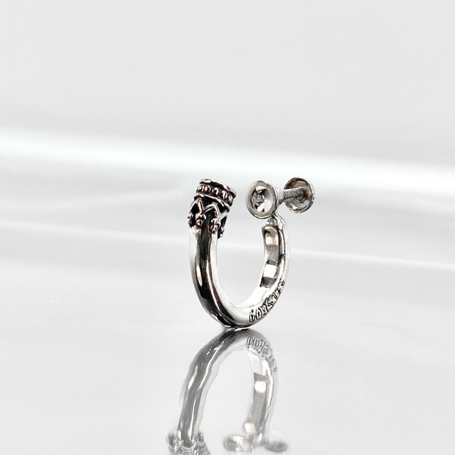 CROWN HOOP EARRING / クラウンフープイヤリング