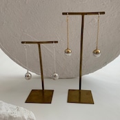 M様専用 silver925 bubble chain earring gold