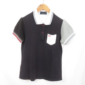 英国製 FRED PERRY 切替 ポロシャツ size38/フレッドペリー 1002