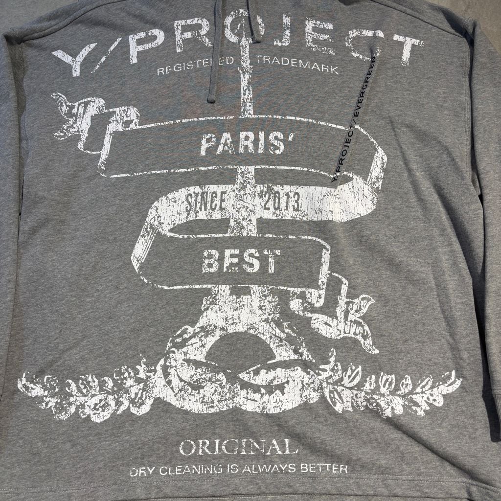 Y/Project ワイプロジェクト 24AW Paris Best Penched Logo Hoodie