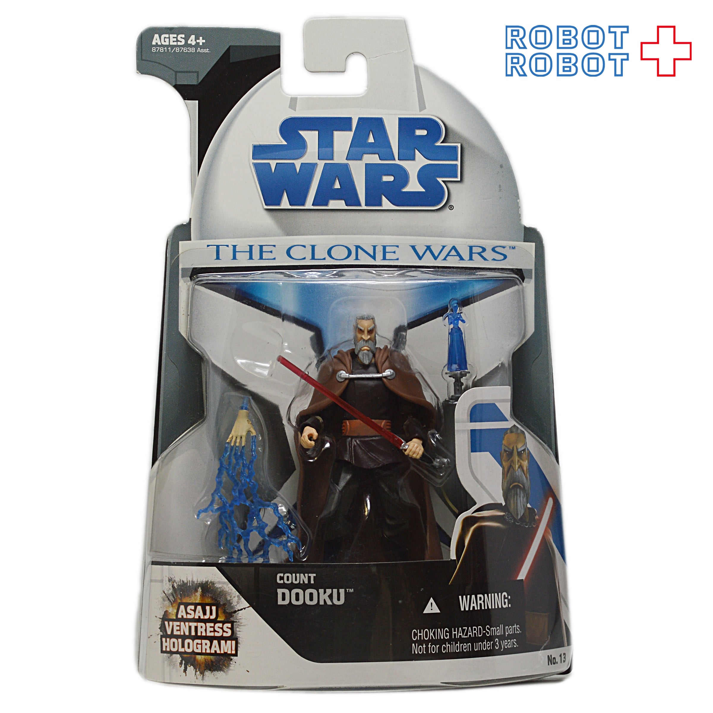 未開封品　スターウォーズ ベーシックフィギュア クローンの攻撃 ドゥークー伯爵 スター・ウォーズ No.13 ドゥークー伯爵 クローン・ウォーズ | ROBOTROBOT