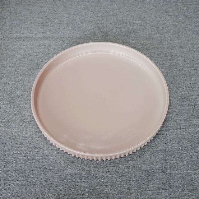 波佐見焼 　ギア　23.0cmプレート皿（ピンク）１ヶ入化粧箱