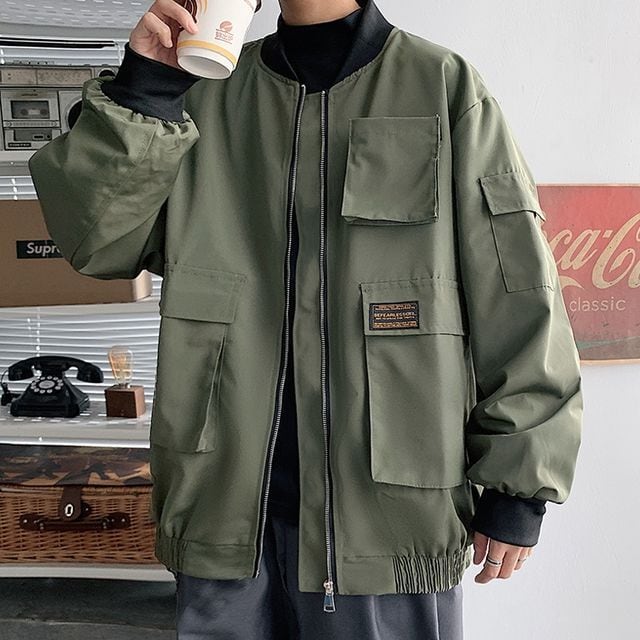 予約販売】ミリタリージャケット MA-1 ブルゾン アウター ショート丈