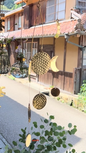 真鍮のモビール ムーン