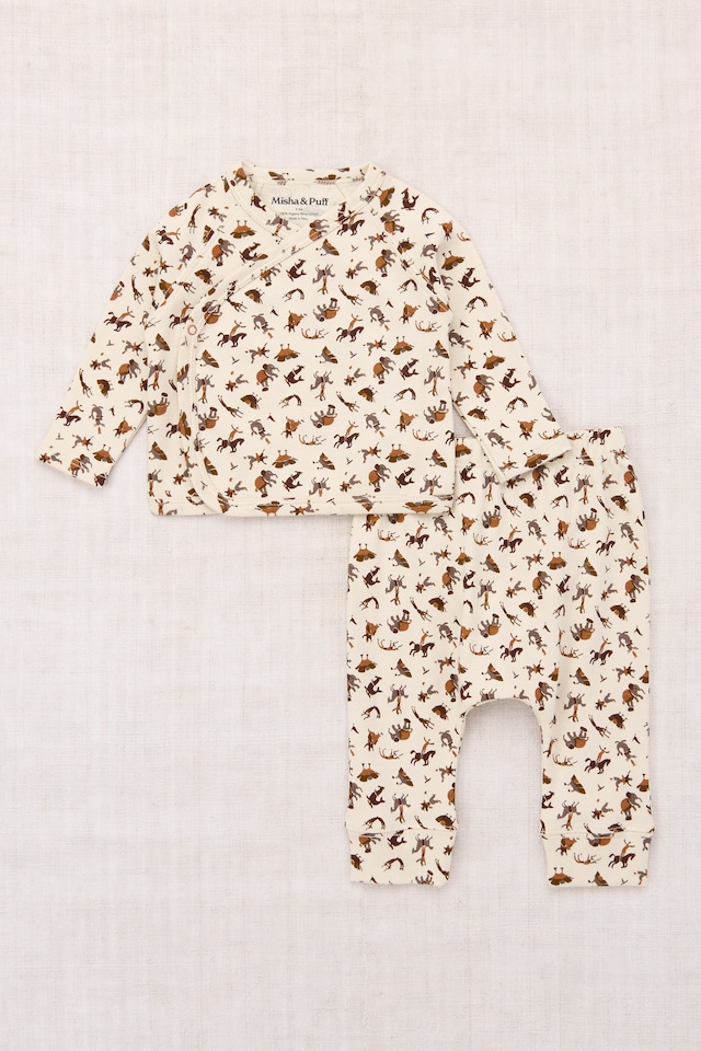 〈 Misha&Puff 26AW 〉 BABY WRAP SET / STRING CIRCUS / 6-9m